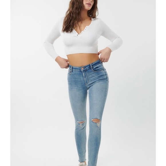Garage Denim - Garage Light Blue High Rise Jeans